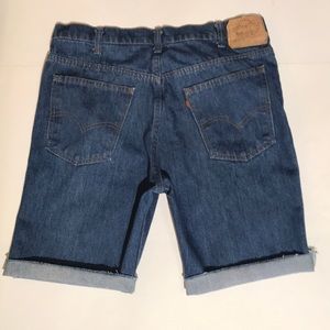 Vintage Levis Orange Tab Denim Cutoffs Jean Shorts